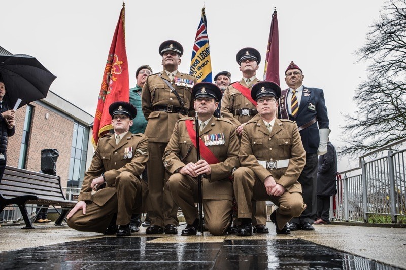 Other image for Walkway pays tribute to forces